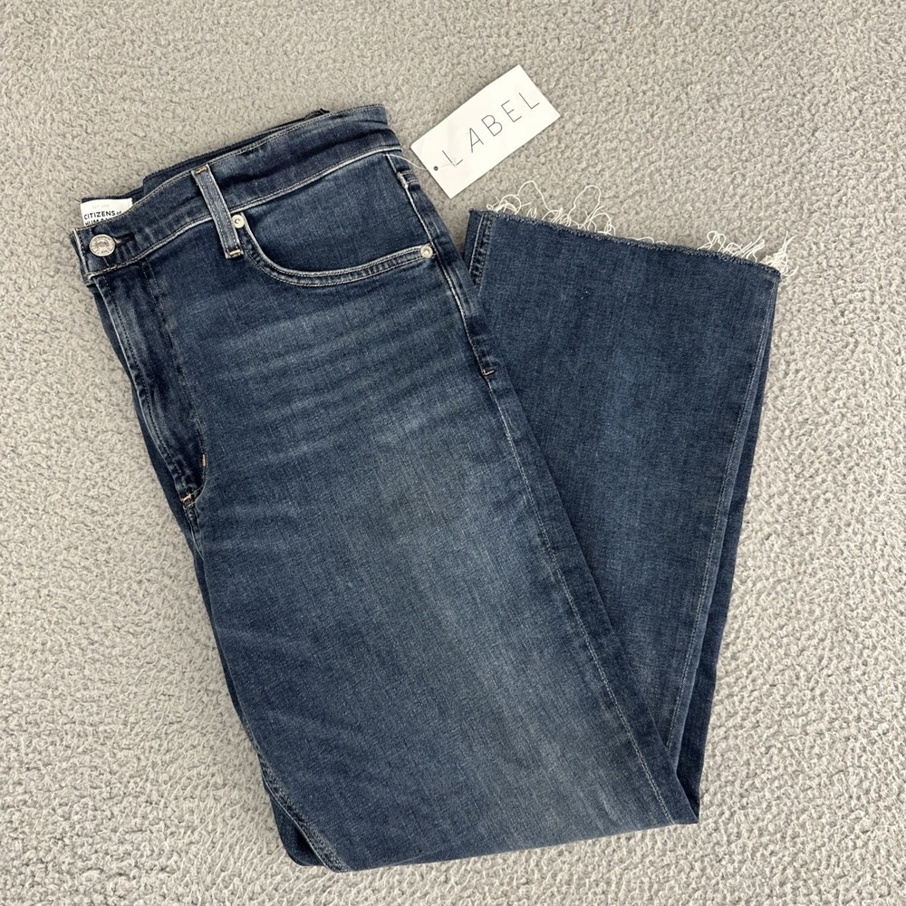 NWT Citizens Of Humanity Isola Mid Rise Crop Jeans Boho Women's 32 x 25.5